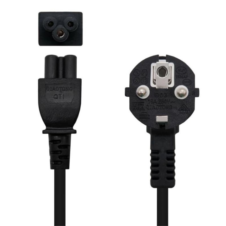 nanocable cable alim. trébol, cee7  m c5 h, 2 m