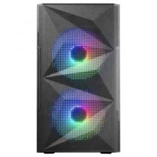 mars gaming caja ordenador mars gaming mc   me matx frgb cristal templado negro