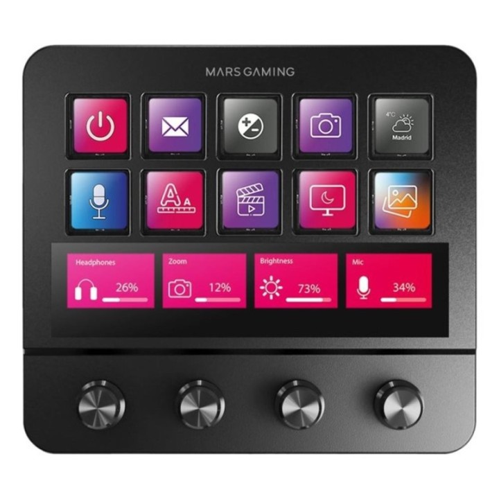 mars gaming control deck pro mars gaming msdpro negro