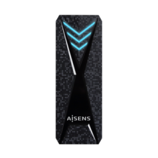 carcasa hdd aisens asm2 rgb013b m.2 negra