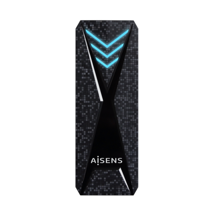 carcasa hdd aisens asm2 rgb013b m.2 negra