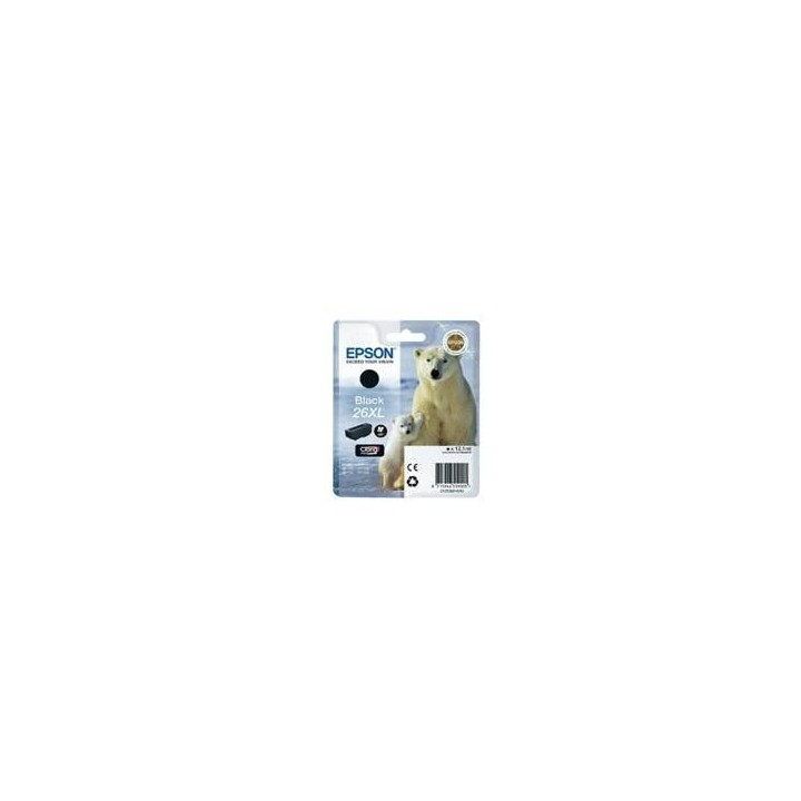 epson cartucho tinta epson t262140 negro xl xp   600   605   700   800    oso polar