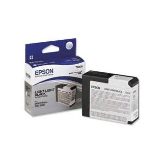 epson cartucho tinta epson t5809 gris claro stylus pro 3800   3880