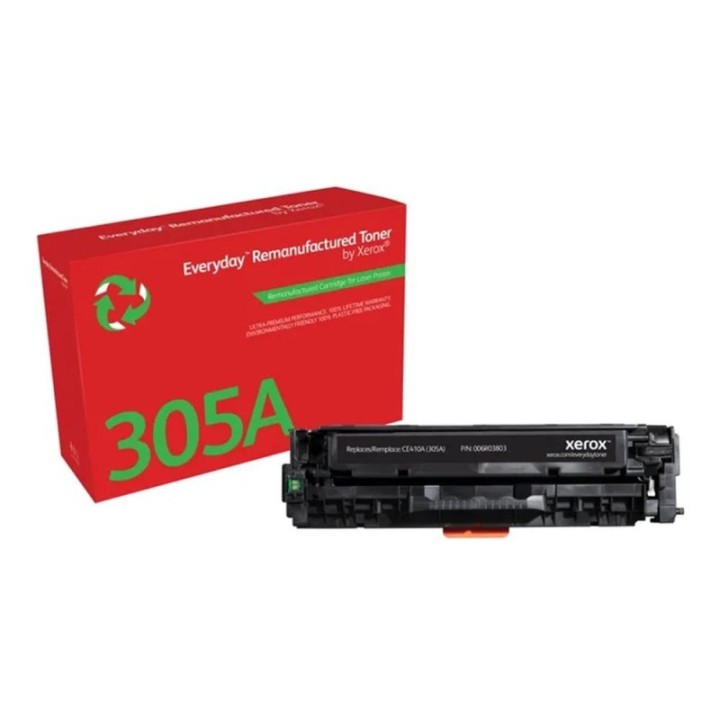 xerox toner xerox everyday compatible con hp 305a color laserjet pro 300 m351 ce410a  negro
