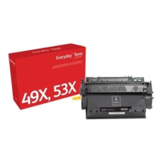 xerox toner xerox everyday compatible con hp 49x 53x laserjet 1320 q5949x q7553x  negro