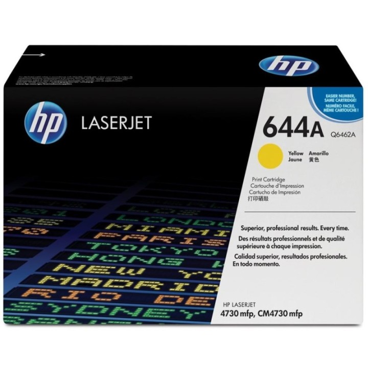 hp toner hp laserjet color 644a amarillo