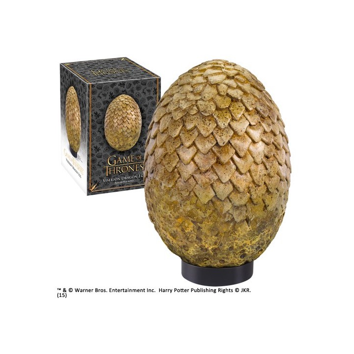 the noble collection réplica the noble collection juego de tronos huevo de dragon viserion 20.32 cm