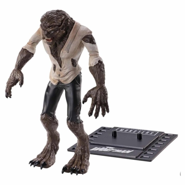 the noble collection figura the noble collection bendyfigs cine universal studios hombre lobo