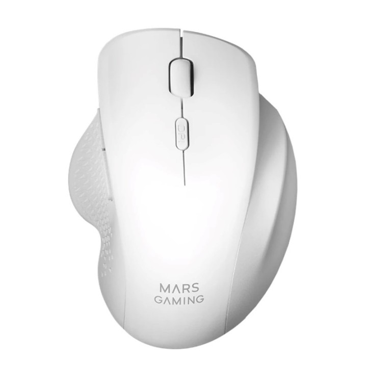 mars gaming mouse raton mars gaming mmwergo optico wireless inalambrico 6 botones 3200ppp blanco