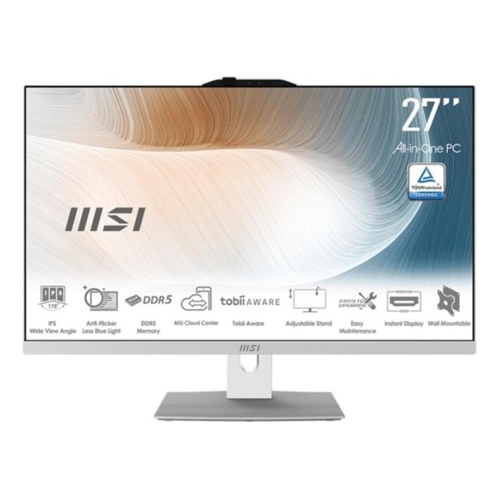 msi ordenador all in one msi am272p   1053es i7   150u 16gb ssd 512gb 27 pulgadas