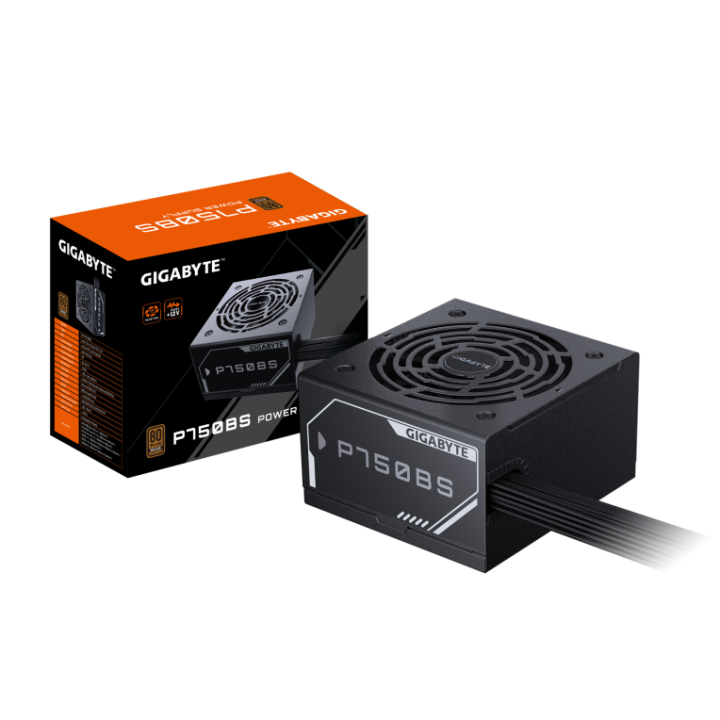 gigabyte fuente alimentacion atx 750w gigabyte 80 bronze gp   p750bs