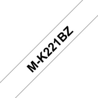 brother cinta laminada brother mk221bz 9mm x 8m