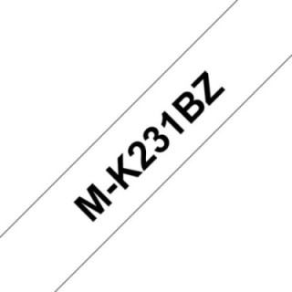brother cinta laminada brother mk231bz 12mm x 8m