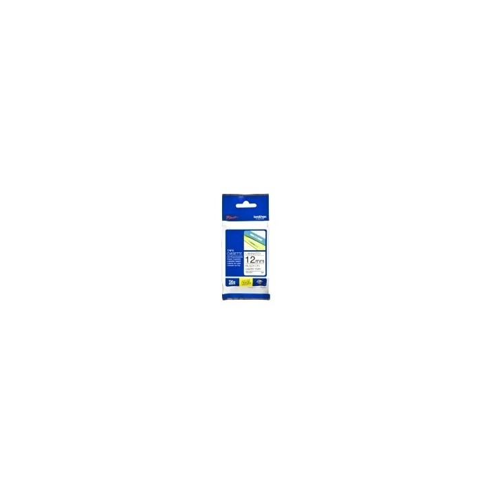 brother cinta flexible brother tzefx231 12mm x 8m blanco    negro flexibles