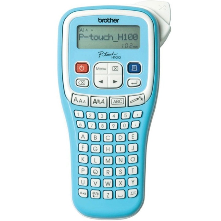 brother rotuladora brother pth100lb lcd    2 lineas    teclado abc
