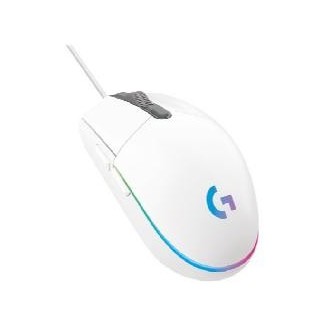 logitech mouse raton logitech g203 lightsync blanco gaming 8.000 dpi 6 botones