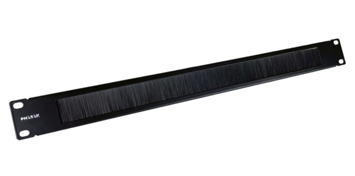 phasak guia de cable con cepillo phasak para rack 19 pulgadas