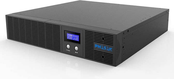 phasak sai ups phasak 2160va interactivo   4 schuko   reg. autom. de tension   lcd