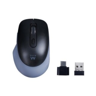 ewent raton inalambrico ewent ew3243 negro   gris