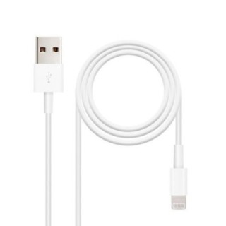 nanocable cable lightning a usb tipo a nanocable 50cm    macho   macho