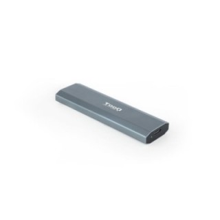tooq caja externa tooq tqe   2223g para ssd m.2 usb tipo c gris