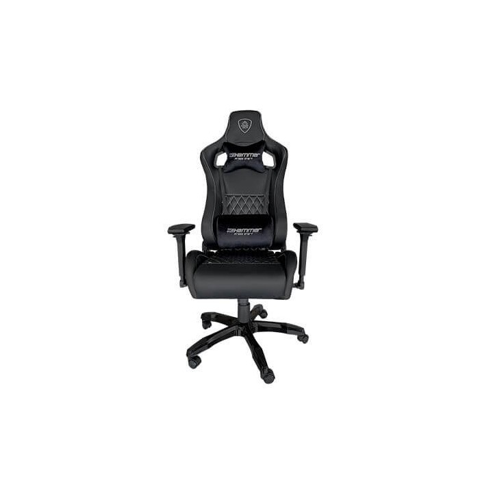 keep out silla gaming keep out hammer black silver incluye cojines