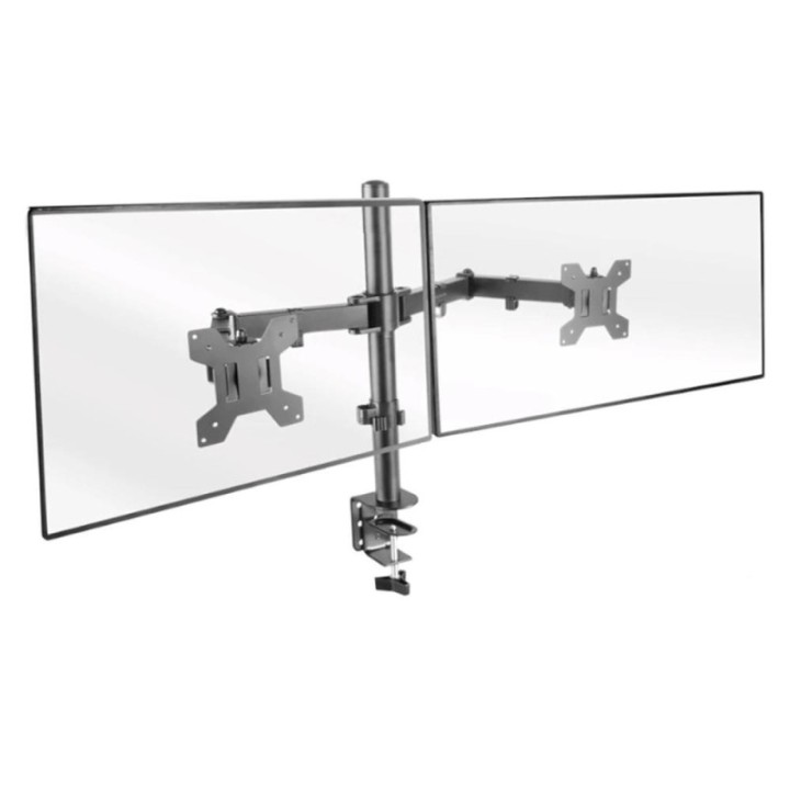 mars gaming soporte mesa mars gaming vesa hasta 32 pulgadas 100x100mm 2 brazos max 8kg   brazo