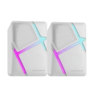 mars gaming altavoces mars gaming 2.0 mshw blanco