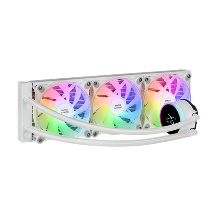 mars gaming kit de refrigeracion mars gaming mllcd360 argb 360mm blanco