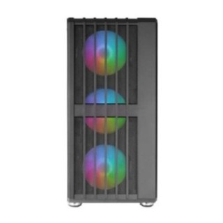 mars gaming caja ordenador mars gaming  mcvault atx argb cristal templado negro