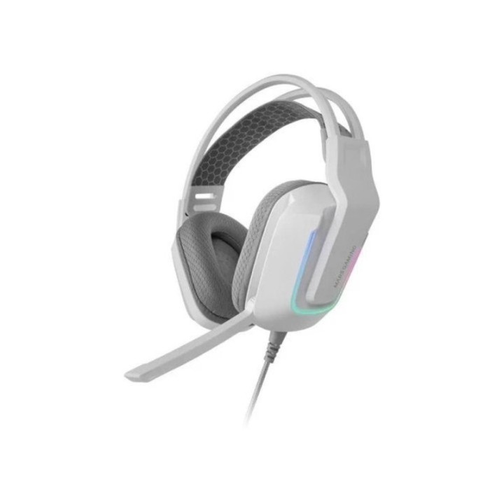 mars gaming auriculares mars gaming mhstrikew frgb blanco