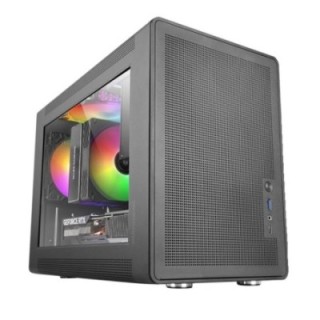 mars gaming caja ordenador mars gaming mcxps matx cristal templado negro