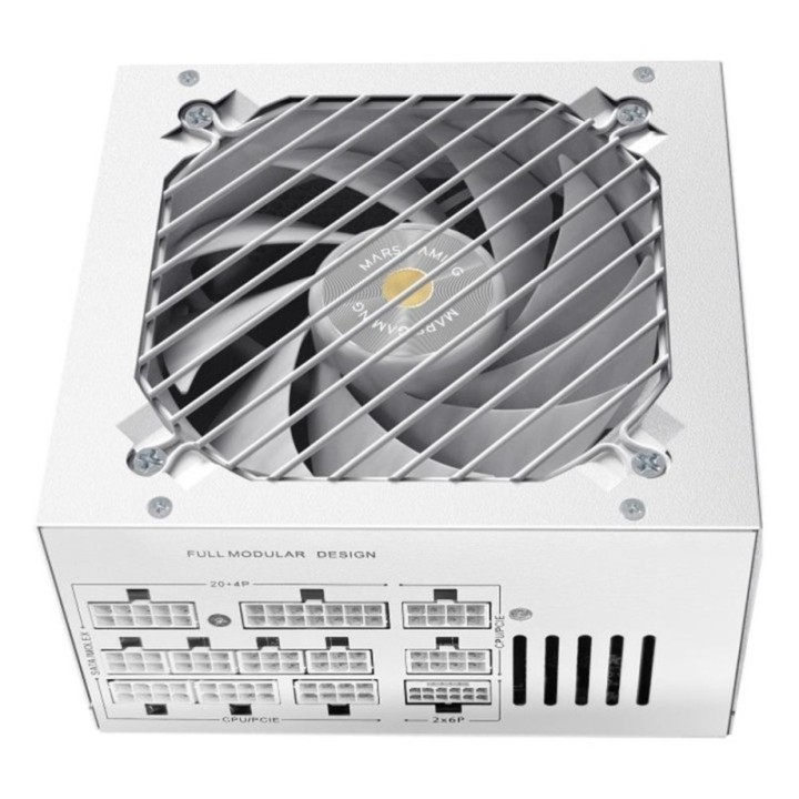 mars gaming fuente alimentacion modular mars gaming atx 1000w blanca