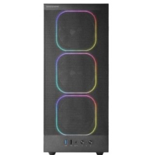 mars gaming caja ordenador mars gaming mcnebula atx argb cristal templado negro