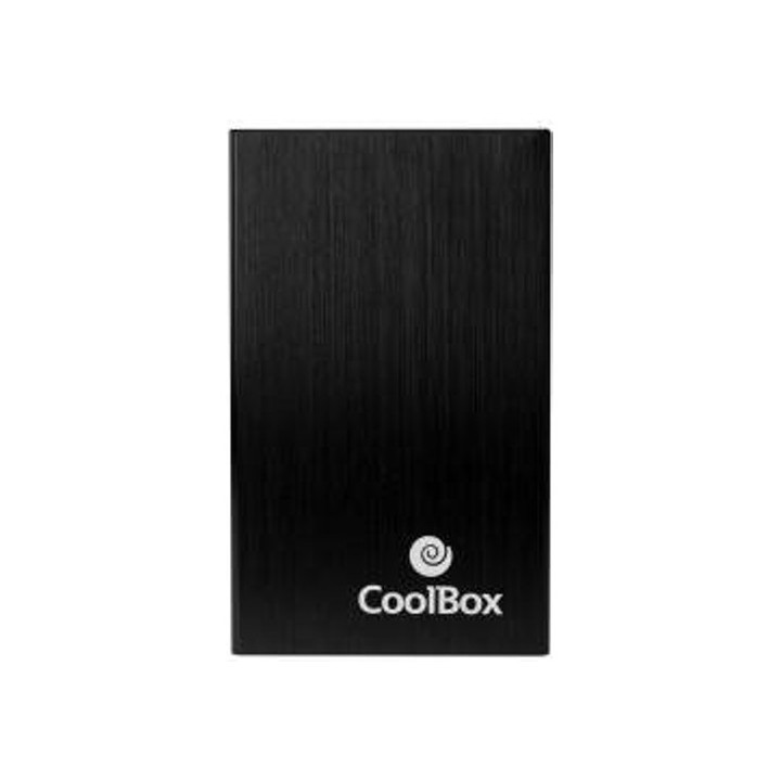 coolbox carcasa disco duro hdd 2.5 pulgadas coolbox sca2523c negro usb tipo c 3.0