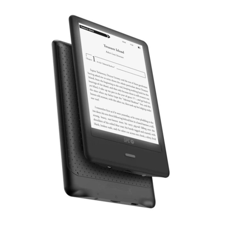 spc libro electronico ebook spc dickens light2 pro 6 pulgadas    8gb    micro sd    negro