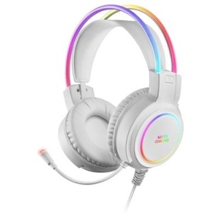mars gaming auriculares mars gaming mhrgbw jack 3.5mm + usb con microfono compatibles con windows