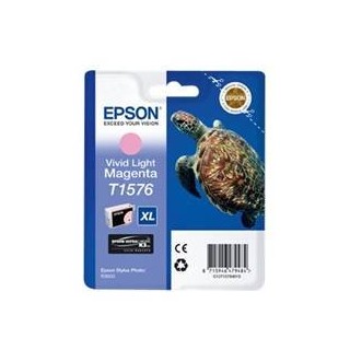 epson cartucho tinta epson t157640 magenta vivo claro para epson photo r3000   c13t15764010    tortu