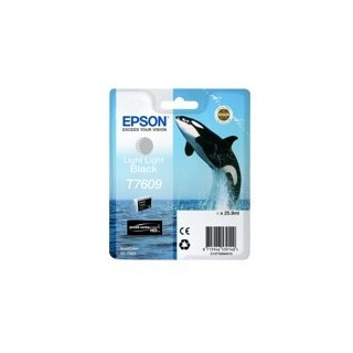 epson cartucho tinta epson t760940 gris claro sc   p600    orca