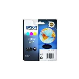 epson cartucho tinta epson 267 c13t26704010 color wf   100w    planeta tierra