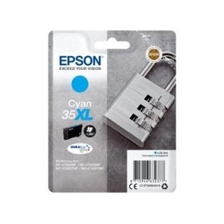 epson cartucho tinta epson c13t35924010 cian xl durabrite ultra ink 35xl    1900 paginas   candado