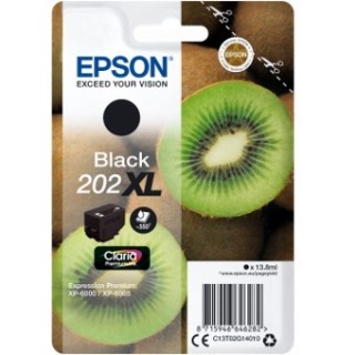 epson cartucho tinta epson c13t02g14010 singlepack negro 202xl claria premium ink xp   6000   xp   6