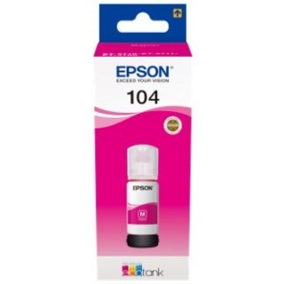 epson cartucho ecotank epson 104 magenta ink 65ml botella