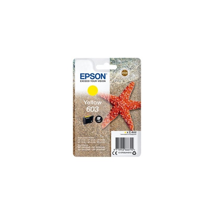 epson cartucho tinta epson c13t03u44010 singlepack amarillo 603 estrella de mar
