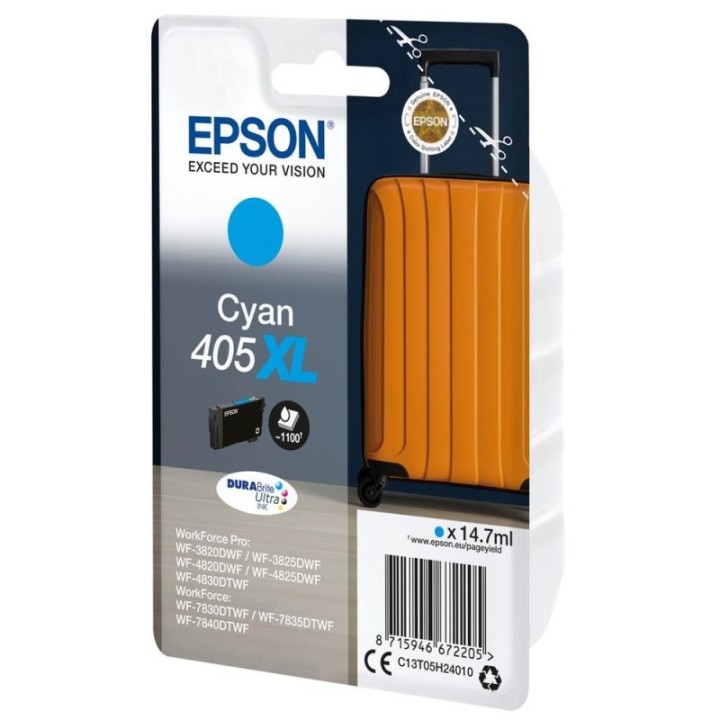 epson cartucho epson 405xl durabrite ultra cyan
