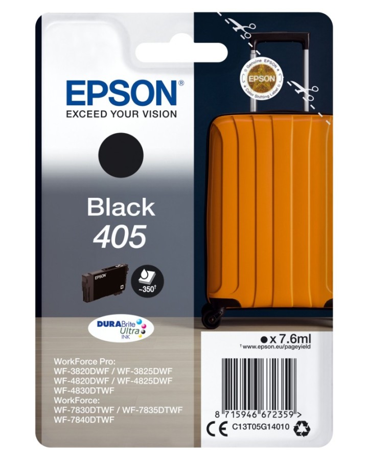 epson cartucho tinta epson c13t05g14010 singlepack negro 405 durabrite ultra ink