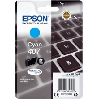 epson cartucho  tinta epson 407 cyan