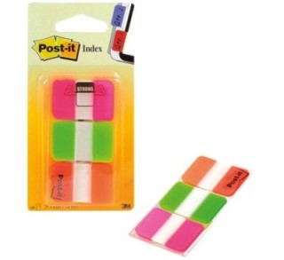 pack 3 disp. indices post it rigidos med ros+ve+na