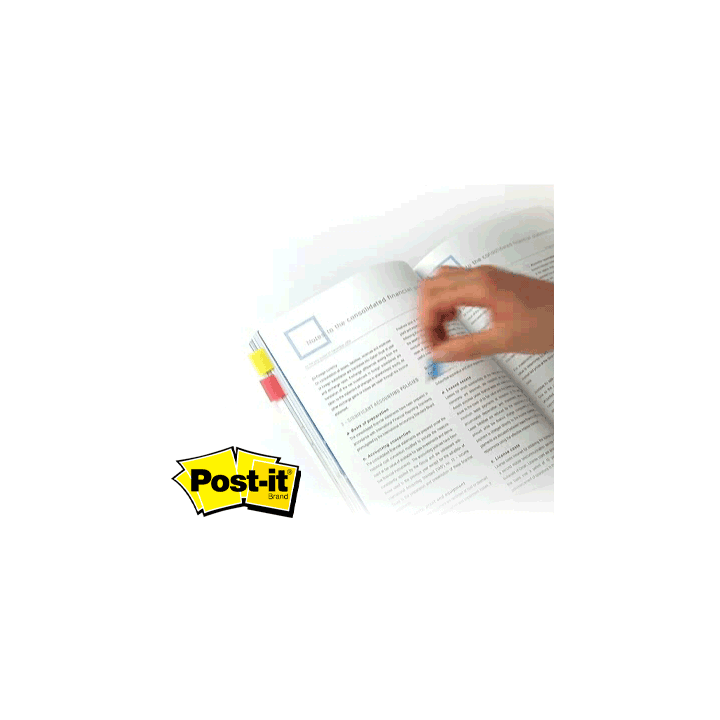 pack 3 disp. indices post it rigidos med ros+ve+na