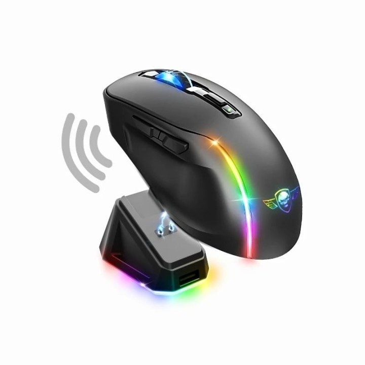 spirit of gamer raton inalambrico elite m50 negro
